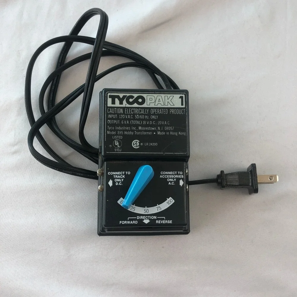 VTG Tyco Pak 1 Model 895 Hobby Transformer Train Power Pack Controller Untested